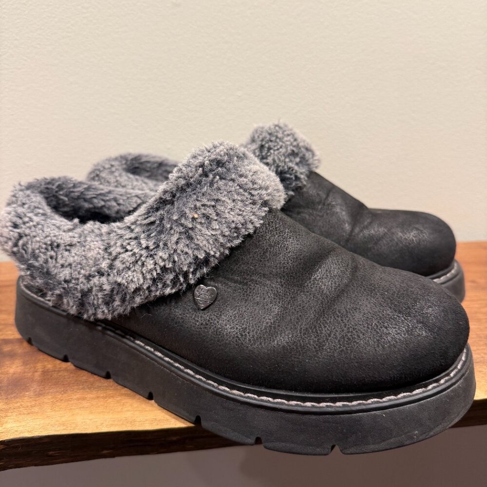 Skechers BOBS Keepsakes Lite - Cozy Blend slippers in black size 8.5 - Picture 2 of 4